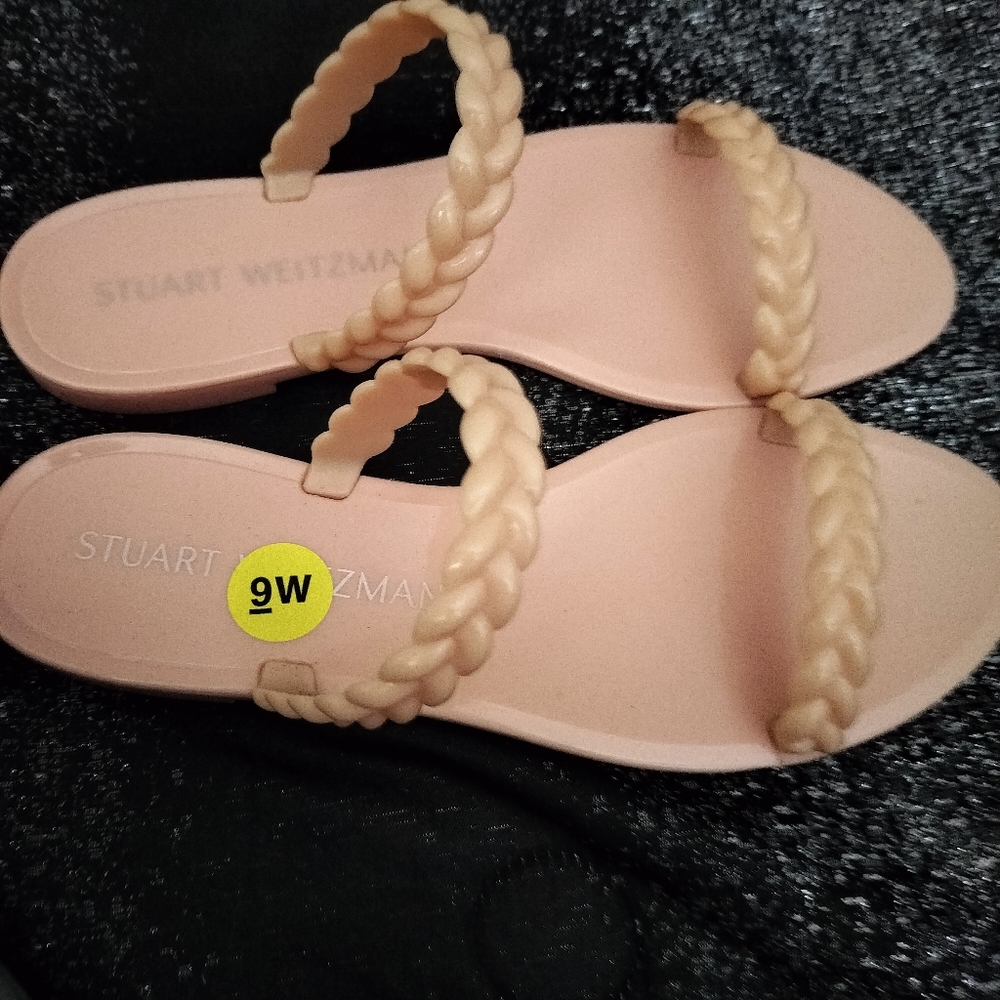 Stuart Weitzman Braida Sawyer Jelly sandals